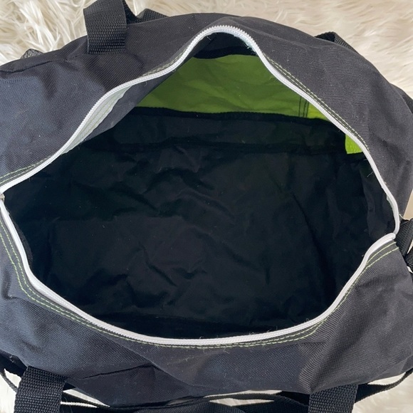 4 imprint gemline green black zip too large travel storage bag adjustable strap - Picture 13 of 16